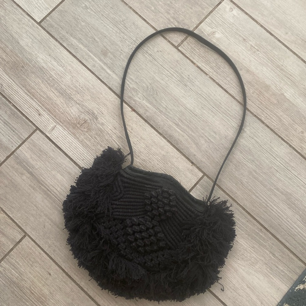 NWT Cleobella Handwoven Macrame Crossbody Bag